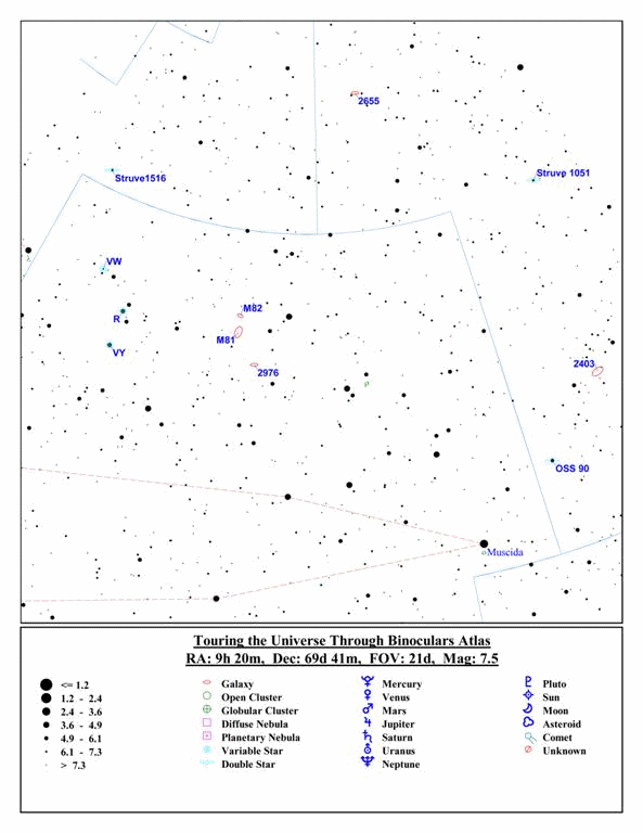 Поисковая карта M81 M82