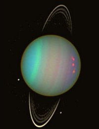 Уран. Фотография сделана с помощью телескопа Хаббл